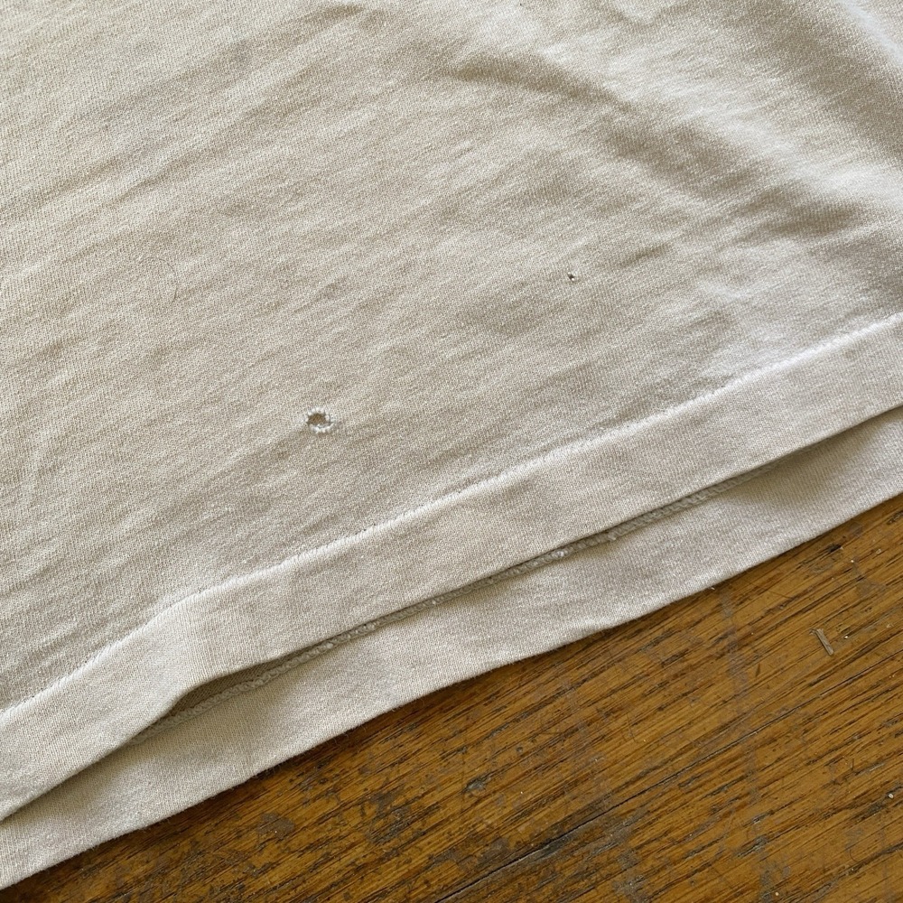 Vintage EARTH FIRST! 80s Tee Shirt Monkey Wrench Gang Ivory Medium Environmental - Picture 6 of 10